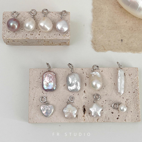 复古高级异形巴洛克珍珠吊坠