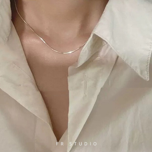 apo同款925纯银蛇骨链