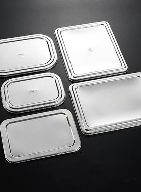 钢盖塑料盖餐盘盖子不锈钢长方形