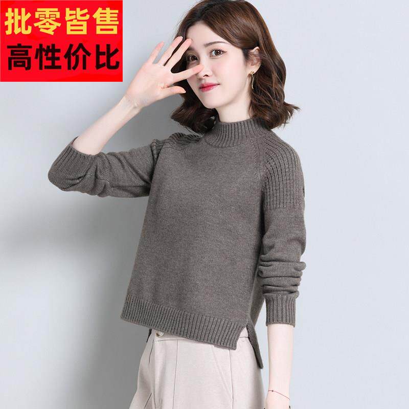 半高领毛衣女短款高腰秋冬季2025新款爆款加厚时尚内搭羊毛打底衫