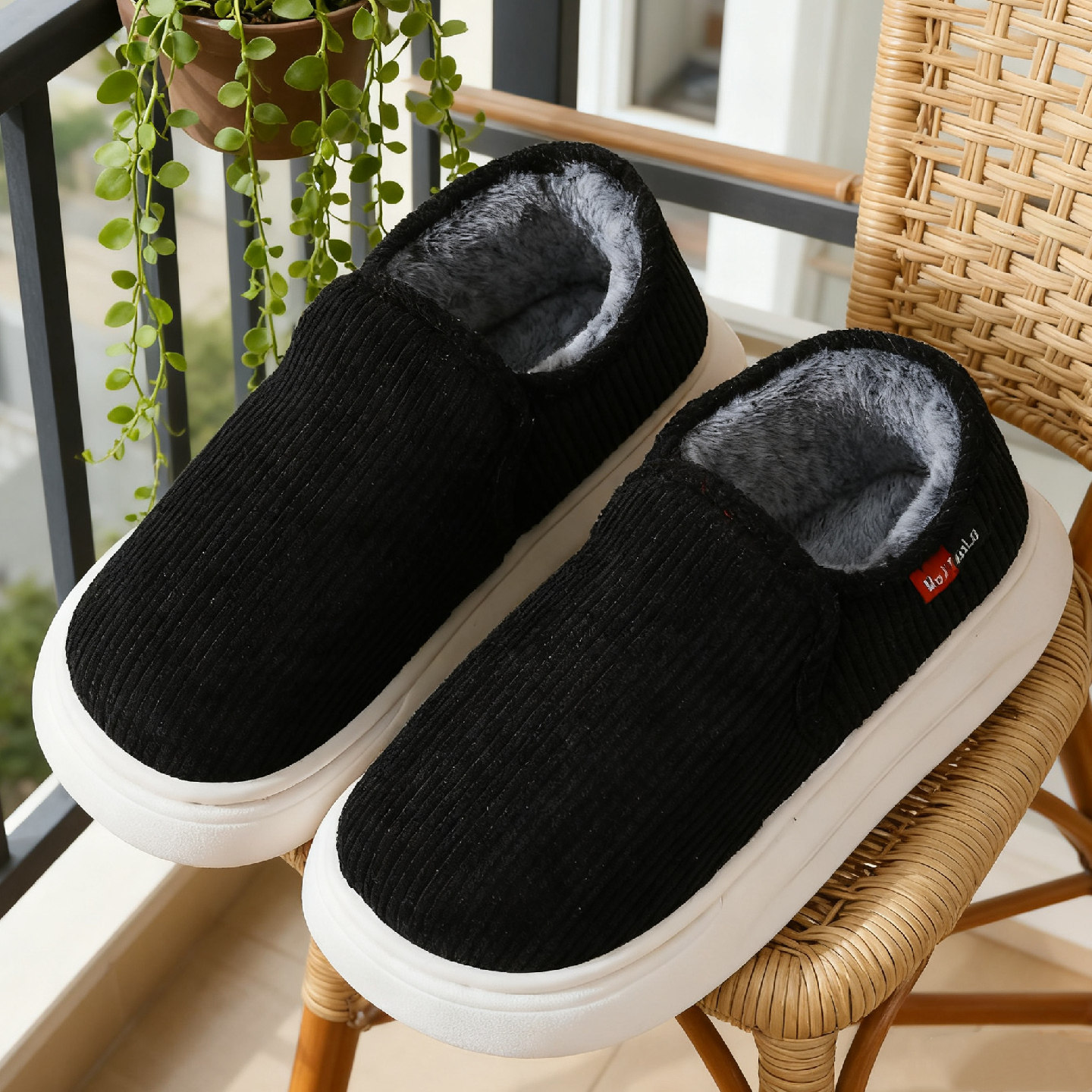 棉拖鞋包跟男士2025冬季新款室内家居防滑布鞋厚底保暖棉鞋女棉拖,居家布艺,居家棉拖/棉鞋,淘宝优惠券,粉丝福利购,淘宝优惠卷