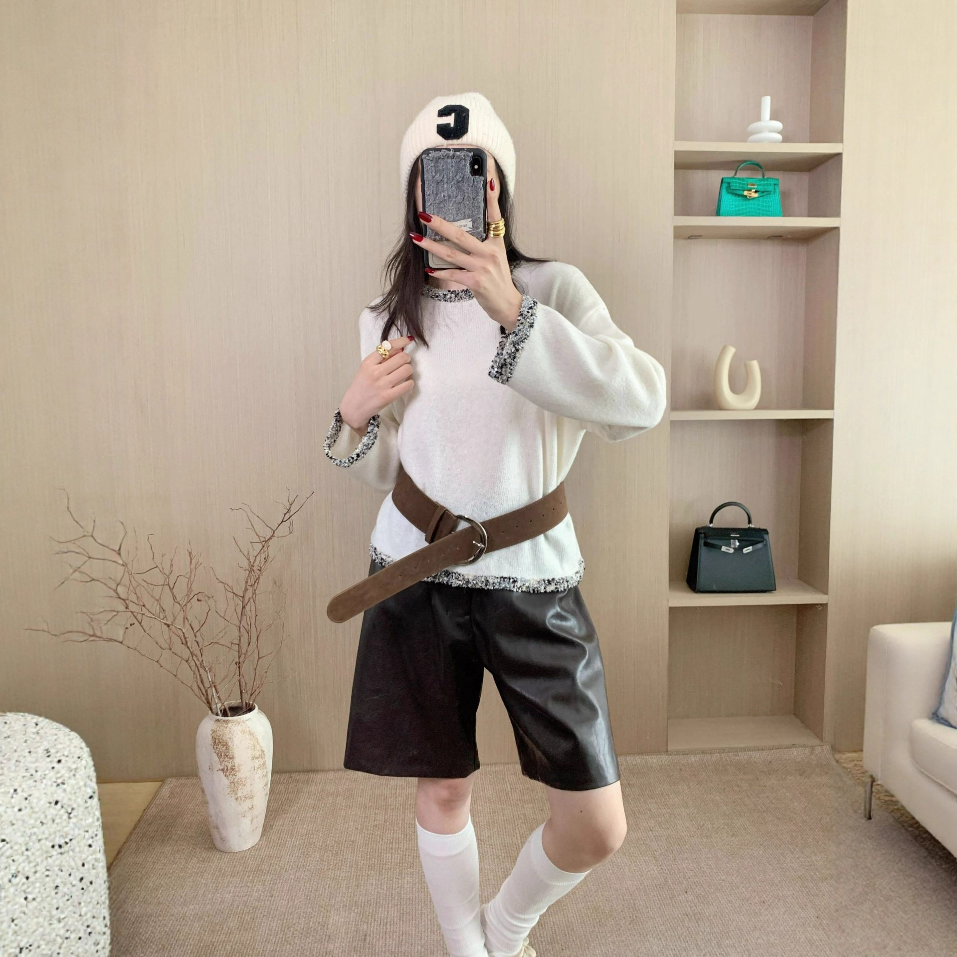 园园美衣高级感小众洋气圆领毛衣