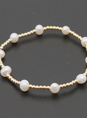 wk玻璃珍珠波西米亚高颜值小手链