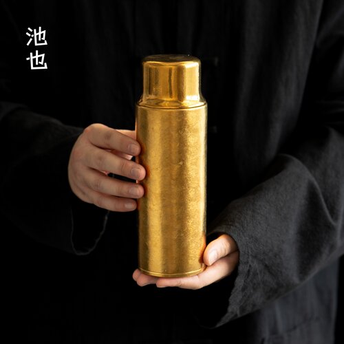 池也双层纯钛磁吸盖大容量茶水分离保温杯便携闷泡杯户外便捷暖壶