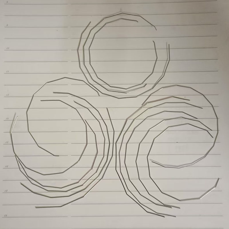 手表维修配件八角线多边弹线卡簧