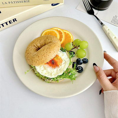 ins韩风陶瓷brunch早餐盘西餐盘