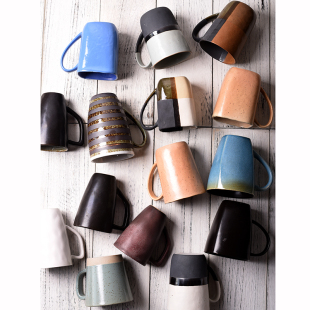 ins北欧创意陶瓷马克杯男女咖啡杯早餐牛奶杯日式 大容量水杯瑕疵