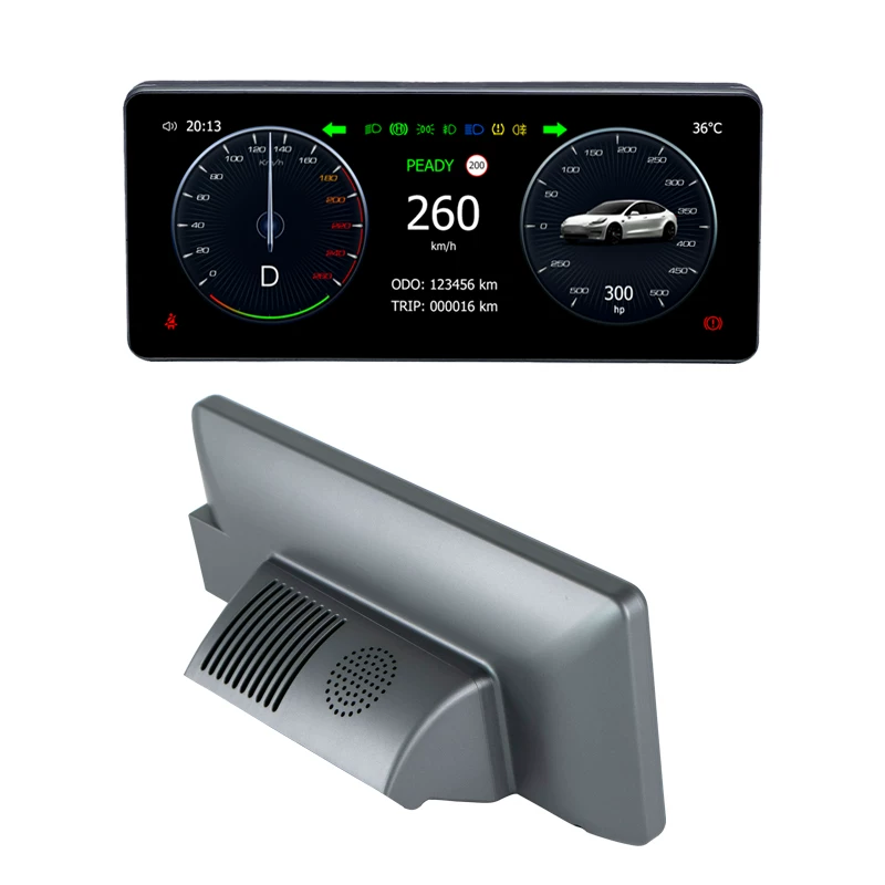 Подходит для панели приборов LCD Tesla Model3 / MODELY, установка HUD-дисплея, модификация CarPlay