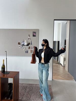 TUMAO 2026春夏新款韩版显瘦直筒牛仔裤女百搭休闲裤子88261