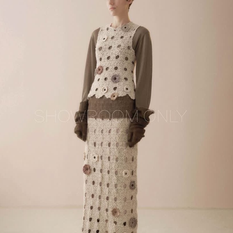 Swaying | 钩针圆环装饰摆裙