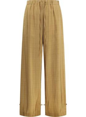 Samuelguiyang | 25早秋芥末黄纹路时装裤