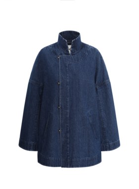 Samuelguiyang | 25早秋蓝色宽松版牛仔夹克