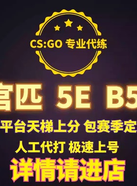 CSGO武库通行证大行动完美世界天梯定级5E代肝打cs2官匹陪玩练