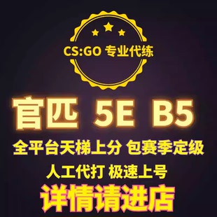 CSGO武库通行证大行动完美世界天梯定级5E代肝打cs2官匹陪玩练