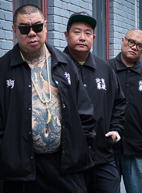 核爆炸×北暴联名款教练服北京暴徒北京话事人官方正品男夹克外套