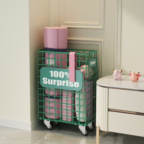 瑜伽健身运动器材推车收纳筐