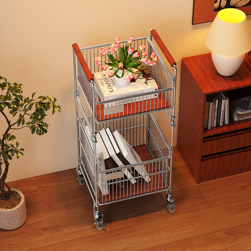 a生意式极简书本收纳架落地书架