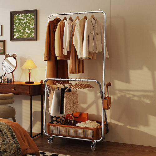 a生卧室落地挂衣架衣服置物架