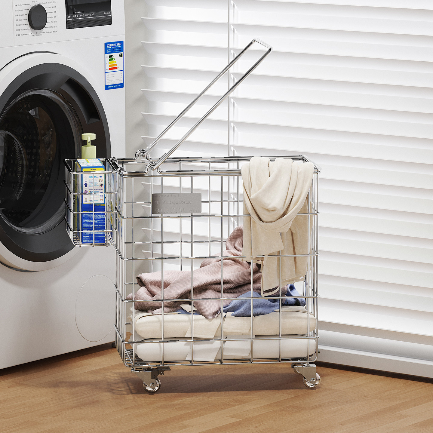 脏衣篓轻奢脏衣服收纳筐浴室带提手移动脏衣篮壁挂家用洗衣篮推车,收纳整理,脏衣篮,淘宝优惠券,粉丝福利购,淘宝优惠卷
