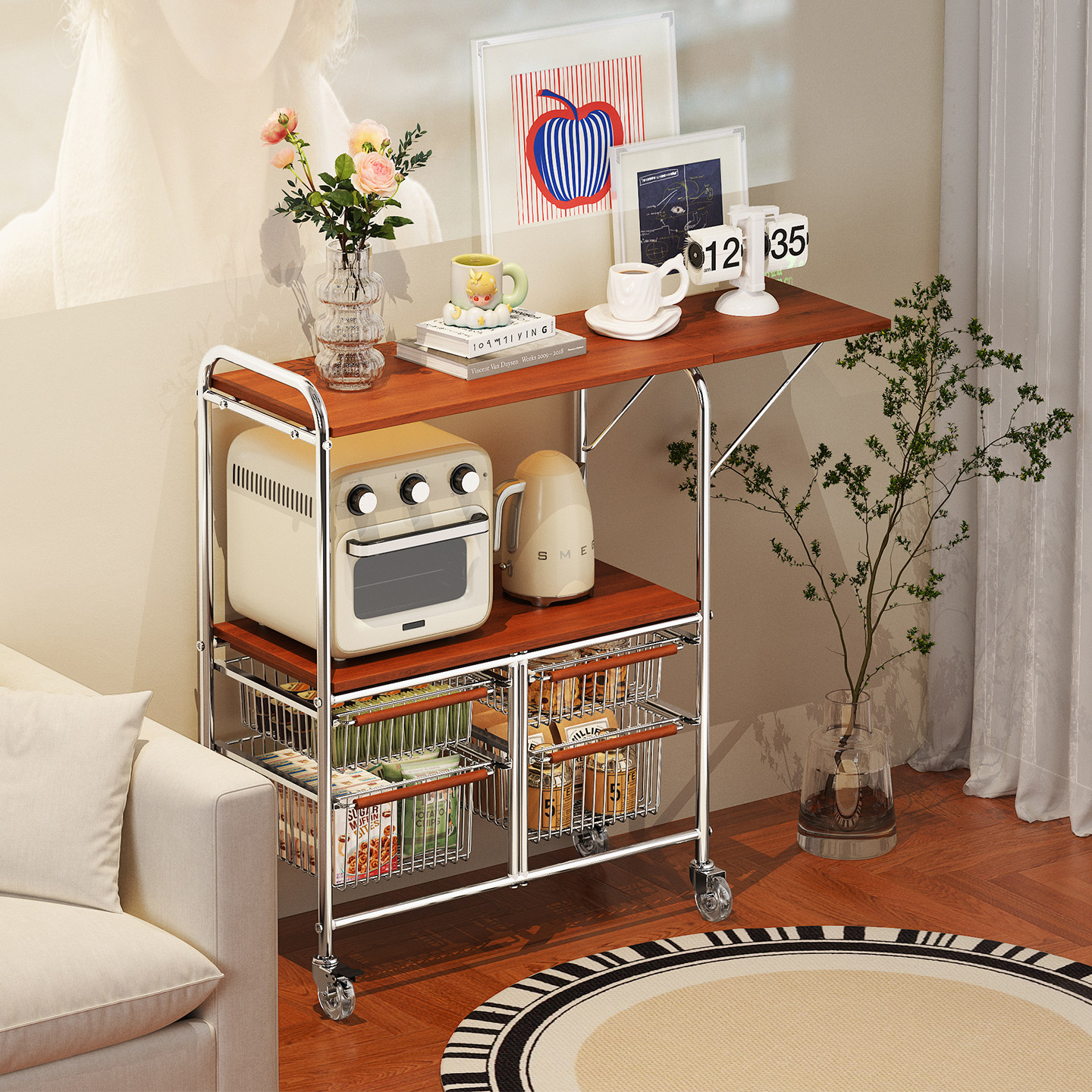 a生中古零食架客厅小茶几大容量