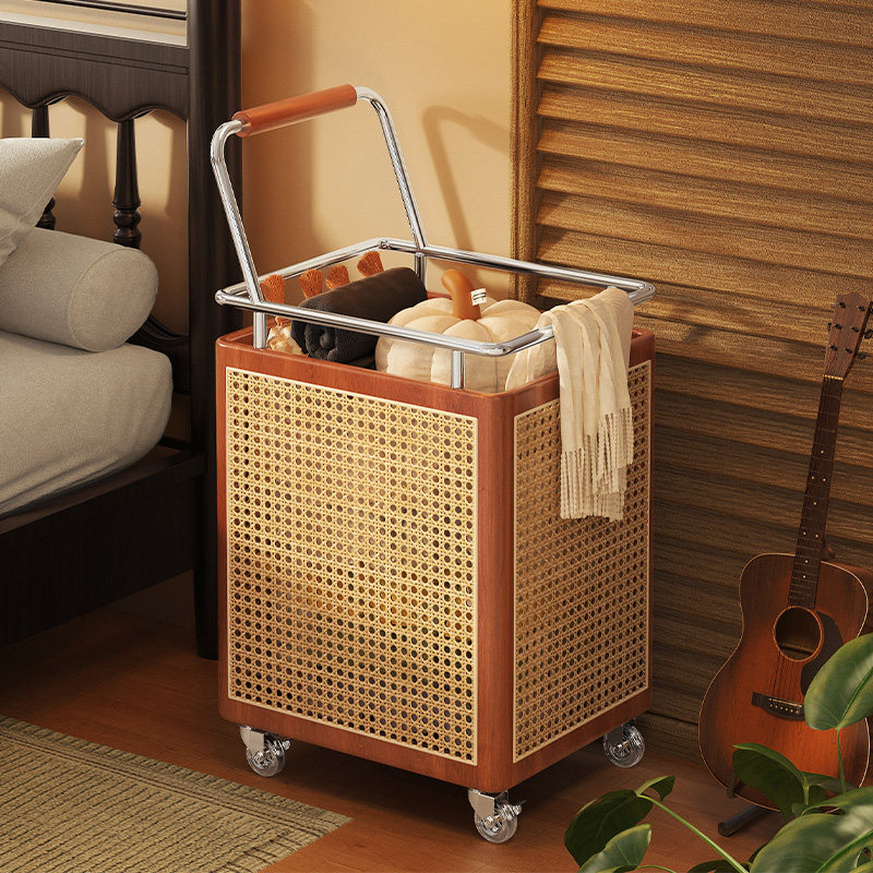 a生中古卧室衣服收纳筐藤编置物