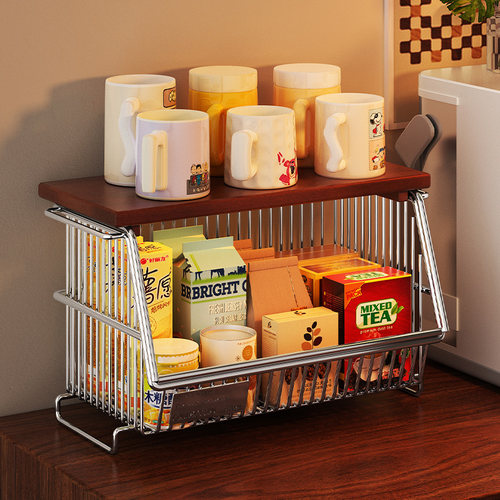 a生中古风台面杯子零食置物架子