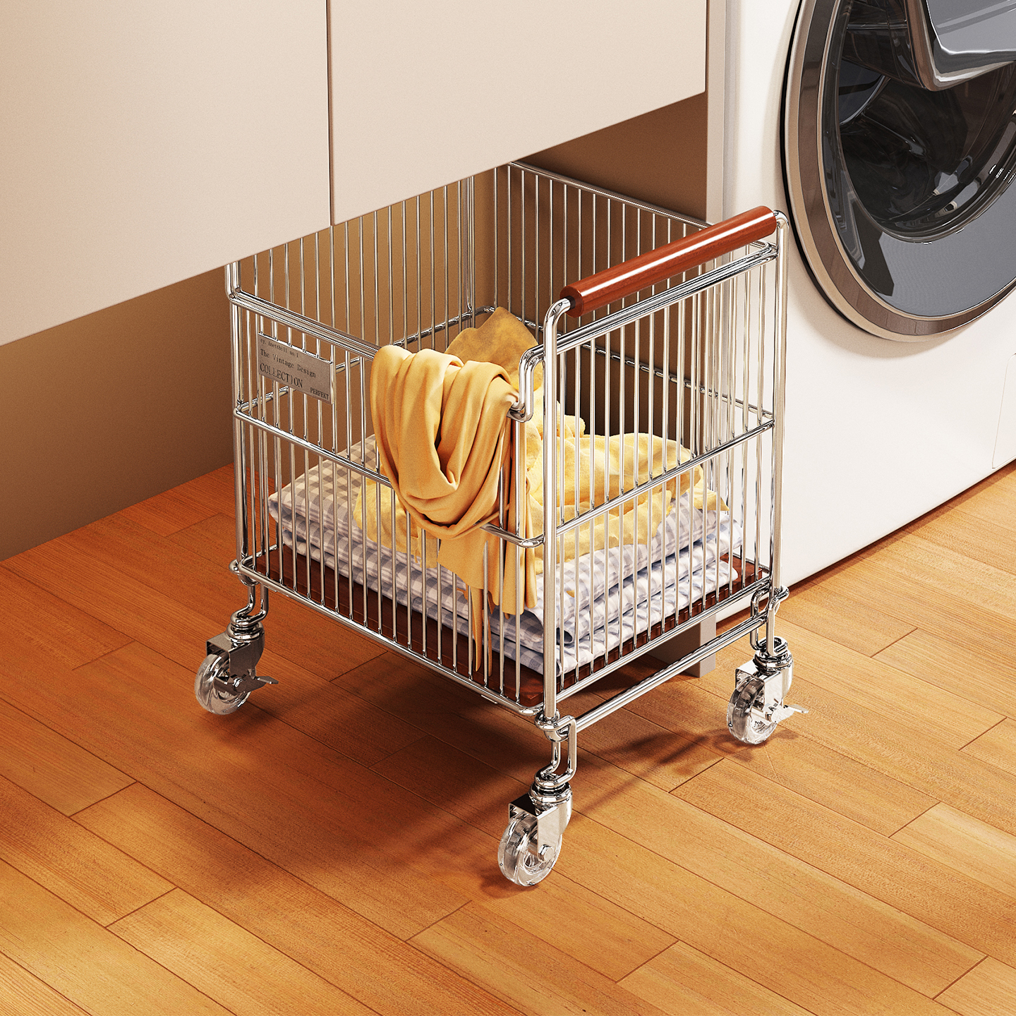 a生脏衣服收纳筐柜下洗衣篮推车