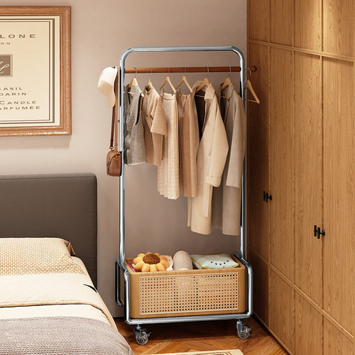 a生落地挂衣架卧室可移动衣帽架