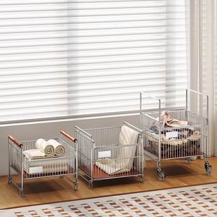 浴室脏衣篮高颜值家用收纳筐多层分区洗衣篮卫生间大容量置物架子