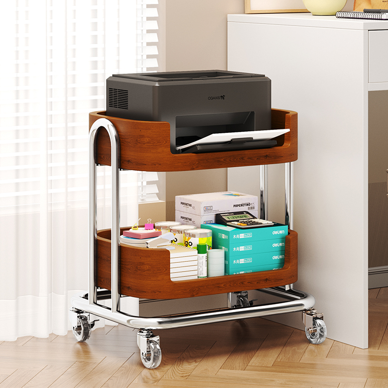 a生打印机置物架文件移动收纳架