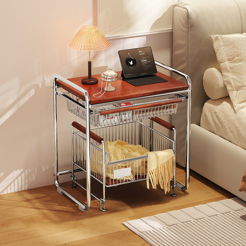 a生实木床头柜替代品家用小边几