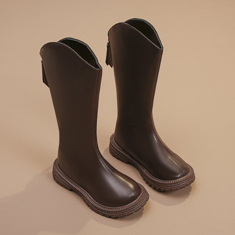 时尚韩版女童高筒马丁靴