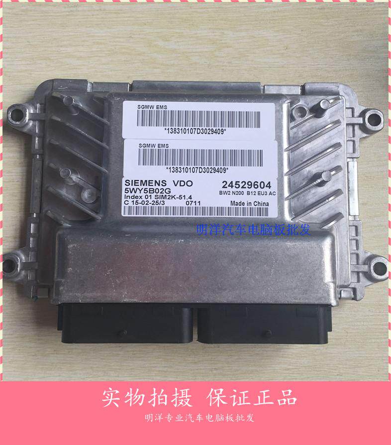 厂家实拍  五菱荣光西门子汽车发动机电脑板 5WY5B02G/24529604