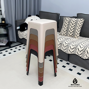 【2张起包邮】升级软包加厚坐垫家用可叠放方凳餐桌凳【816款】