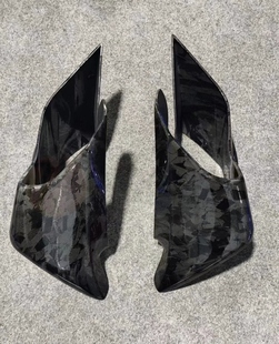 适用雅马哈 R3 R6 R25 改装定风翼竞技GP鲨鱼翼侧风刀外壳侧风翼