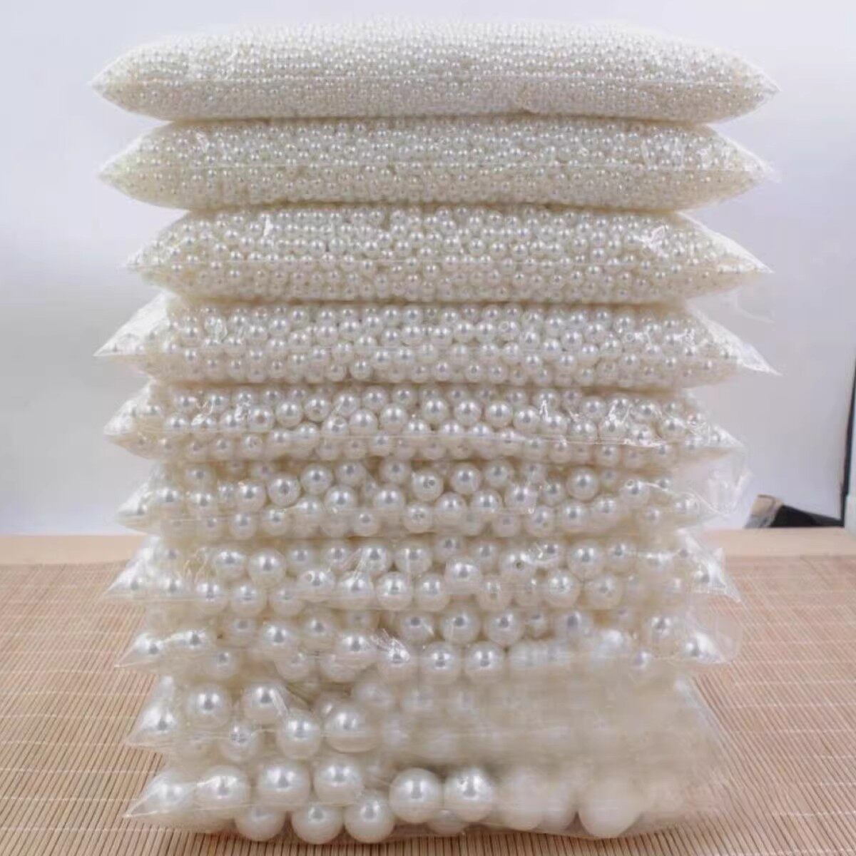 手工DIY无孔仿珍珠圆珠散珠