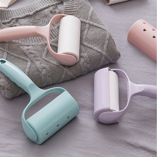 纸替换除头发衣服沾除家用灰尘滚轮 粘毛器滚筒去毛滚刷卷纸可撕式