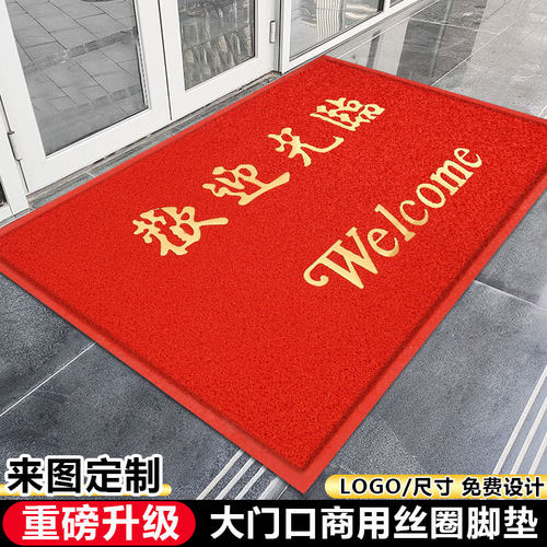 耐脏防滑入户门口高弹丝圈进门垫