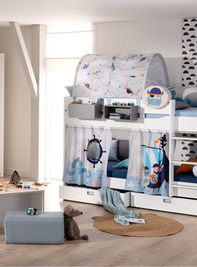 德国进口Paidi Fiona系列儿童成套家具上下床衣柜床头柜斗柜