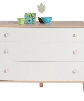 Paidi派迪Ylvie系列现代简约儿童房实木三斗柜
