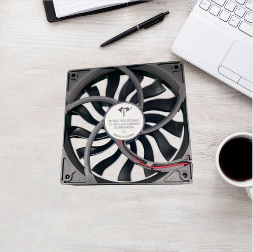 YD12015HBL 5V/12V/24V 0.26A 12CM 12015超薄双滚珠电源散热风扇