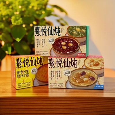 超友味390g熹悦仙炖双拼杨枝甘露免煮罐头食品即食营养早餐速食