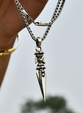 泰国十字架金刚杵纯银密宗法器