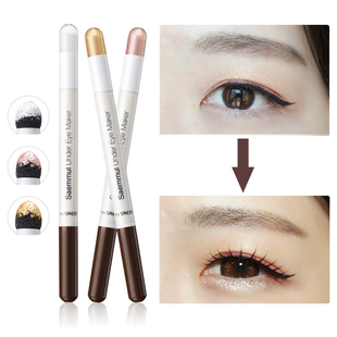 韩国The Saem得鲜双头珠光卧蚕笔 阴影眼影棒 提亮放大双眼