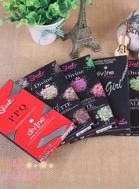 英国sleek12色眼影盘彩妆盘601珠光哑光大地色蓝色舞台不晕染眼影