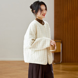 可风各棉衣510015P131K209.6绗缝格棉衣女长袖，女装棉衣/棉服，可风各