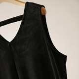 可风各金丝绒连衣裙57061P101K161.6V领吊带长裙高品质长裙，女装连衣裙，可风各