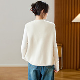 可风各针织马甲510022P59K94.4小香风马甲开衫女，女装马甲，可风各