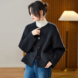 可风各毛呢外套59090P204K326.4老钱风高级感羊毛呢外套女，女装毛呢外套，可风各