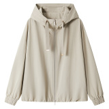 可风各棉服59081P180K228格纹拼接加棉连帽外套女，女装棉衣/棉服，可风各